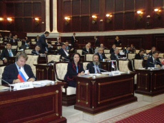 27. novembra 2012. Članovi delegacije, narodni poslanici Predrag Marković i Sanda Rašković Ivić